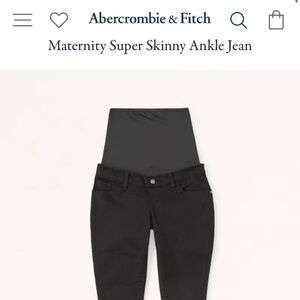 Abercrombie & Fitch Maternity Super Skinny Ankle Jean